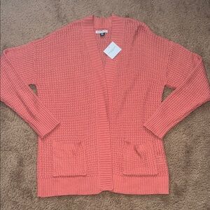 American Eagle Outfitters Coral Cardigan Sweater